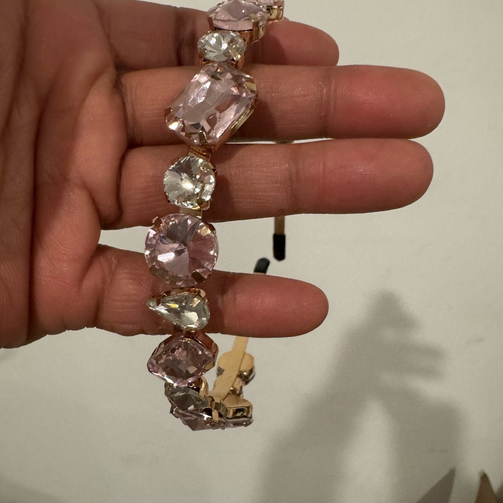 Chic Pink and Gold Hairband